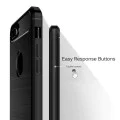 Калъф за iPhone 7 Plus - Carbon Silicone - Черен