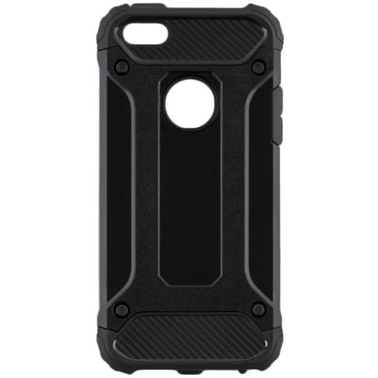 Калъф за iPhone 5 / iPhone 5s / iPhone SE - Hybrid Armor - Черен
