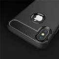 Калъф за iPhone X / iPhone XS - Carbon Silicone - Черен