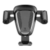 Baseus - Car Holder Gravity (SUYL-01) - Gravity Grip for Air Vent - Черен