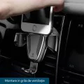 Baseus - Car Holder Gravity (SUYL-01) - Gravity Grip for Air Vent - Черен
