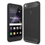 Калъф за Huawei P9 Lite 2017 / P8 Lite 2017 - Carbon Silicone - Черен