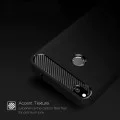 Калъф за Huawei P9 Lite 2017 / P8 Lite 2017 - Carbon Silicone - Черен