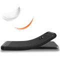 Калъф за Huawei P9 Lite 2017 / P8 Lite 2017 - Carbon Silicone - Черен