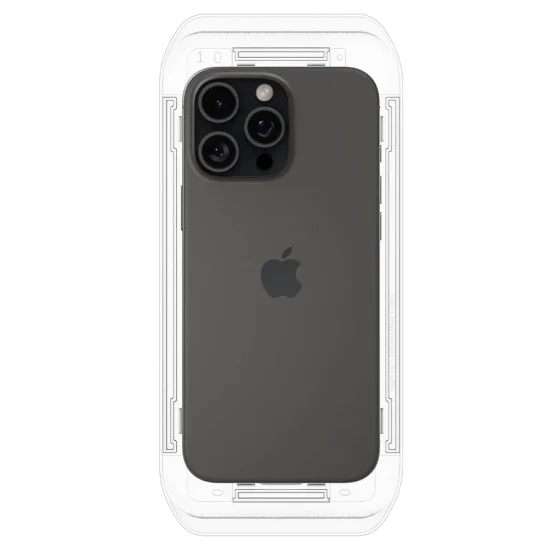 Протектор за iPhone 16 Pro - Spigen Glas.tR EZ FIT - Прозрачен