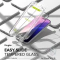 Протектор за iPhone 16 / iPhone 15 (комплект 2) - Ringke Easy Slide закалено стъкло - прозрачен