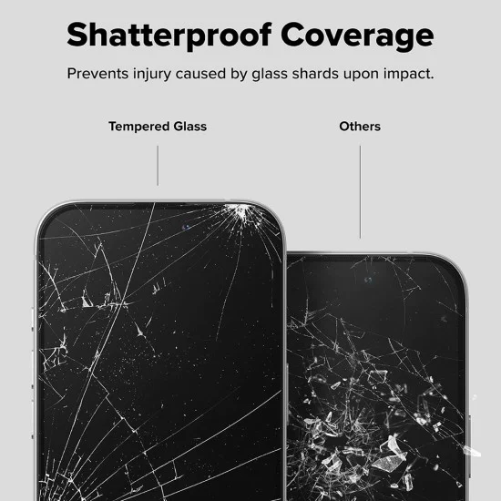 Протектор за iPhone 16 / iPhone 15 (комплект 2) - Ringke Easy Slide закалено стъкло - прозрачен
