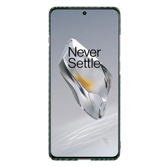 Калъф за OnePlus 12 - Carbonite FiberShell - Зелен