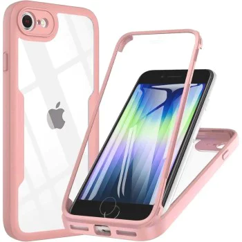 Калъф за iPhone 7 / 8 / SE 2, SE 2020 / SE 3, SE 2022 + калъф - ColorVerse 360 ​​Series - розов