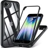 Калъф за iPhone 7 / 8 / SE 2, SE 2020 / SE 3, SE 2022 + калъф - ColorVerse 360 ​​Series - черен