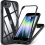 Калъф за iPhone 7 / 8 / SE 2, SE 2020 / SE 3, SE 2022 + калъф - ColorVerse 360 ​​Series - черен