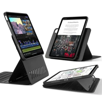 Калъф за iPad Air 4 (2020) / Air 5 (2022) / Air 11 (2024) - ESR Shift Magnetic - Черен