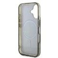Калъф за iPhone 16 - Guess IML 4G Background MagSafe (GUHMP16SH4DTEW) - Кафяв
