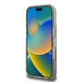 Калъф за iPhone 16 Pro - Guess IML Flowers Wreath MagSafe (GUHMP16LHFHFWWFCK) - Черен