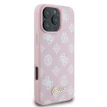 Калъф за iPhone 16 Pro - Guess Peony Script MagSafe (GUHMP16LPGPGPYSP) - Розов