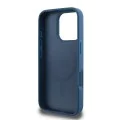 Калъф за iPhone 16 Pro - Guess 4G Ring Classic Classic Logo MagSafe (GUHMP16LG4G4GFRB) - Син