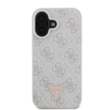 Калъф за iPhone 16 - Guess Leather Metal Logo Metal Logo Strass Crossbody (GUHCP16SP4TDSCPB) - Син