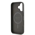 Калъф за iPhone 16 - Guess 4G Ring Classic Classic Logo MagSafe (GUHMP16SG4GFRW) - Кафяв