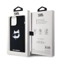 Калъф за iPhone 15 Pro Max - Karl Lagerfeld Silicone MagSafe (KLHMP15XSCHPPLK) - Choupette Head