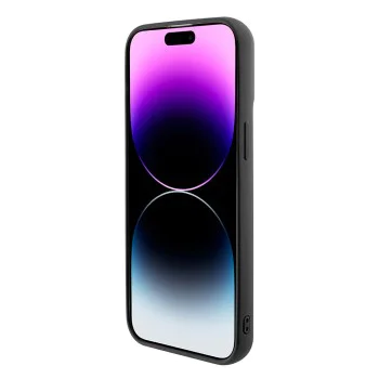 Калъф за iPhone 15 Pro Max - Guess Sequin Script Metal (GUHCP15XPSFDGSK) - Черен