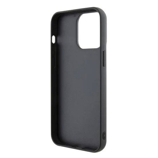 Калъф за iPhone 15 Pro Max - Guess Sequin Script Metal (GUHCP15XPSFDGSK) - Черен