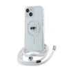 Калъф за iPhone 15 - Karl Lagerfeld IML Crossbody MagSafe (KLHMP15SHCKHNT) - Karl Head