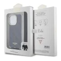 Калъф за iPhone 15 Pro - Guess Crossbody Cord 4G Print (GUHCP15LHC4SEK) - черен