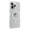 Калъф за iPhone 14 Pro Max - Karl Lagerfeld IML MagSafe (KLHMPMP14XHFHFCCNOT) - Transparent Choupette