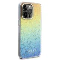 Калъф за iPhone 15 Pro - Guess Hardcase IML Faceted Mirror Disco Iridescent (GUHCP15LHDECMI) - Многоцветен