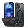 Калъф за iPhone 16 + калъф - ESR Classic Hybrid HaloLock Kickstand - Frosted Black