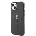 Калъф за iPhone 15 Plus - Karl Lagerfeld IML MagSafe (KLHMP15MHMHFCKKNOK) - Ikonik
