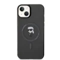 Калъф за iPhone 15 Plus - Karl Lagerfeld IML MagSafe (KLHMP15MHMHFCKKNOK) - Ikonik