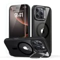 Калъф за iPhone 16 Pro + калъф - ESR Classic Hybrid Hybrid HaloLock Kickstand - Clear Black