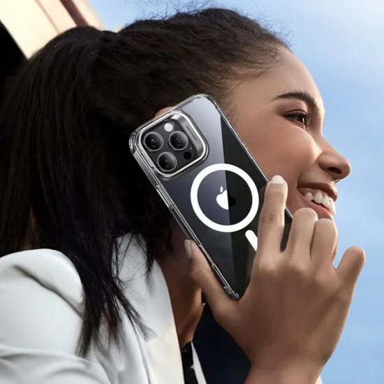 Калъф за iPhone 16 Pro Max + калъф - ESR Classic Hybrid Hybrid HaloLock Kickstand - Clear