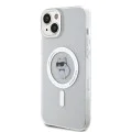 Калъф за iPhone 15 Plus - Karl Lagerfeld IML MagSafe (KLHMP15MHFCCCCNOT) - Choupette