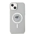 Калъф за iPhone 15 Plus - Karl Lagerfeld IML MagSafe (KLHMP15MHFCCCCNOT) - Choupette