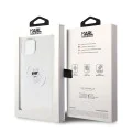 Калъф за iPhone 15 Plus - Karl Lagerfeld IML MagSafe (KLHMP15MHFCCCCNOT) - Choupette