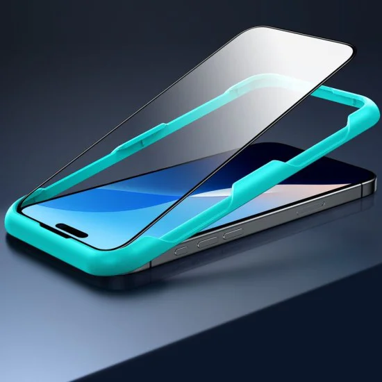Протектор за iPhone 15 / iPhone 16 (комплект от 2) - ESR закалено стъкло - черен