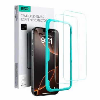 Протектор за iPhone 16 Pro Max (комплект 2) - ESR Tempered Glass - Clear