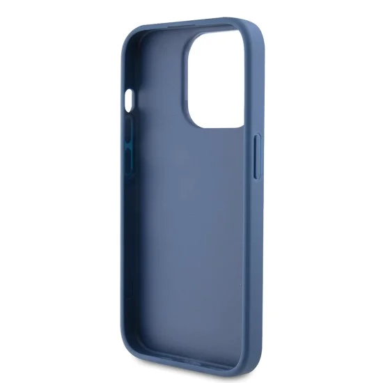 Калъф за iPhone 15 Pro - колекция Guess Hardcase 4G Stripe (GUHCP15LG4GLBL) - син