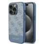 Калъф за iPhone 15 Pro - колекция Guess Hardcase 4G Stripe (GUHCP15LG4GLBL) - син