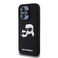 Калъф за iPhone 15 Pro Max - Karl Lagerfeld Silicone MagSafe (KLHMP15XSKCHPPLK) - Karl&Choupette