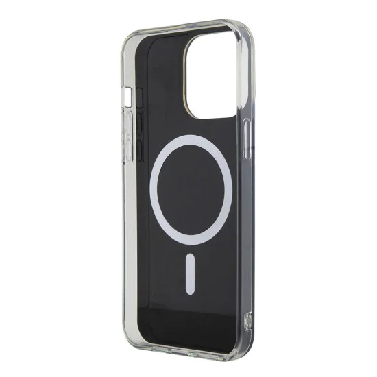 Калъф за iPhone 15 Pro - Guess IML Iridescent MagSafe (GUHMP15LHITSK) - Rainbow