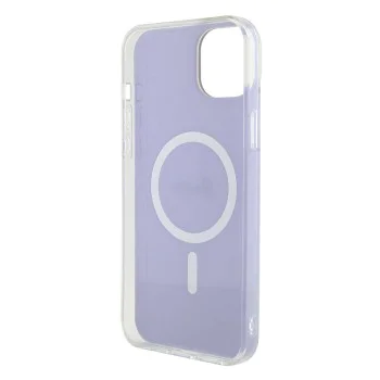 Калъф за iPhone 15 / iPhone 14 / iPhone 13 - Guess IML Iridescent MagSafe (GUHMP15SHITSU) - Лилав