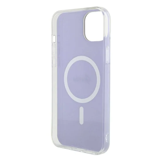Калъф за iPhone 15 / iPhone 14 / iPhone 13 - Guess IML Iridescent MagSafe (GUHMP15SHITSU) - Лилав