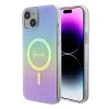 Калъф за iPhone 15 / iPhone 14 / iPhone 13 - Guess IML Iridescent MagSafe (GUHMP15SHITSU) - Лилав