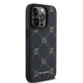 Калъф iPhone 15 Pro Max - Karl Lagerfeld Leather MagSafe (KLHMP15XPGKHPHK) - Karl Head