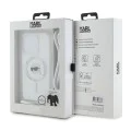 Калъф за iPhone 15 Pro - Karl Lagerfeld IML Crossbody MagSafe (KLHMP15LHHCKCKHNT) - Transparent Karl Head