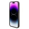 Калъф за iPhone 15 Pro - Guess Grip Stand 4G Triangle Triangle Strass (GUHCP15LPGS4TDW) - кафяв