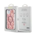 Калъф за iPhone 15 Plus - Guess IML GCube MagSafe (GUHMP15MHMHGCUSTGP) - Розов
